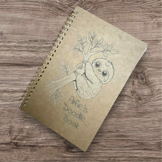 Personalised A5 Doodle Book